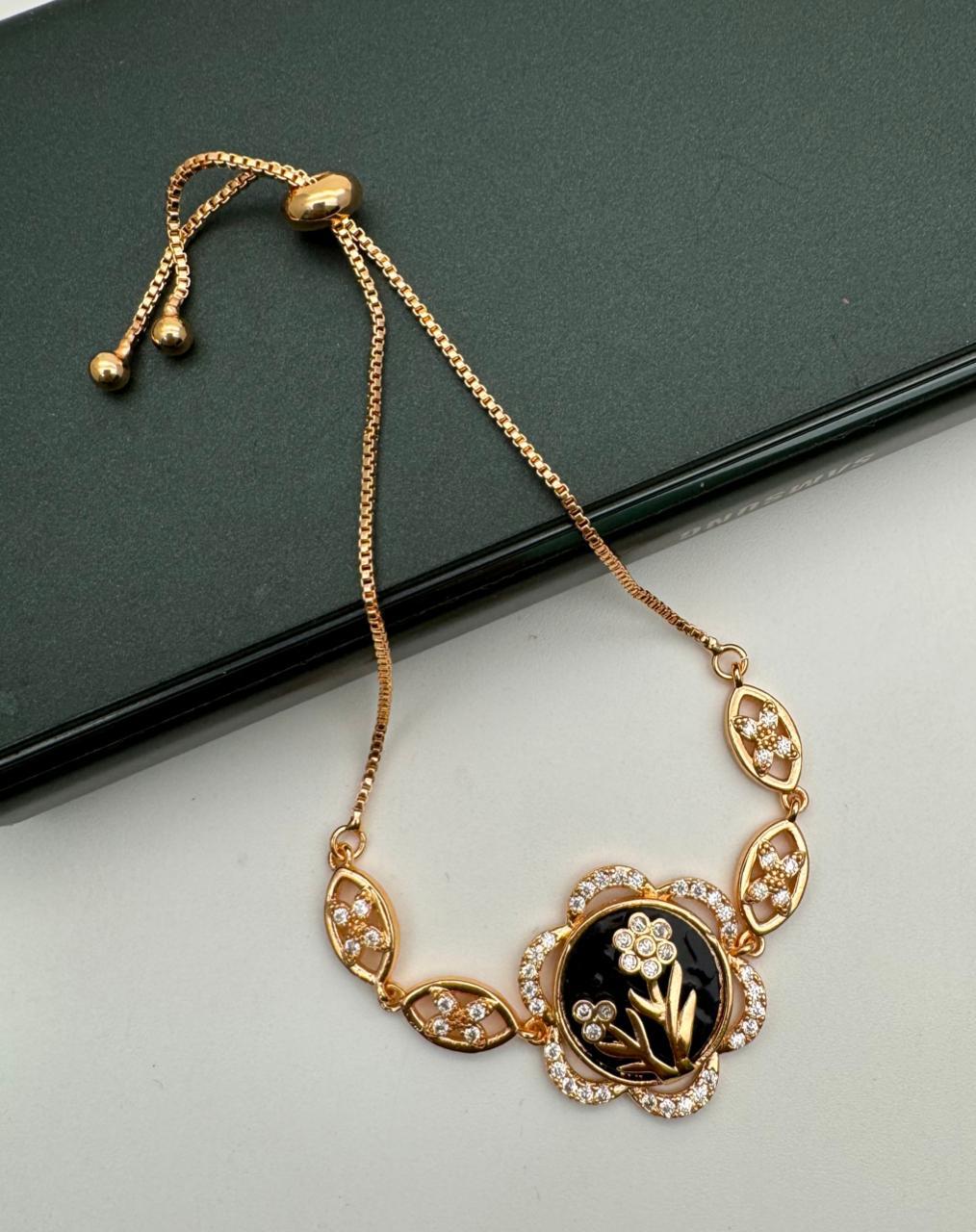 Exquisite Black Beaded Necklace