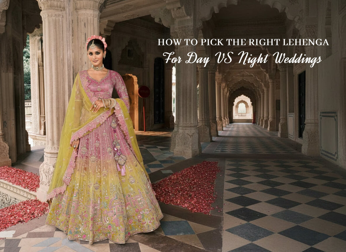 How To Pick The Right Lehenga For Day Vs Night Weddings