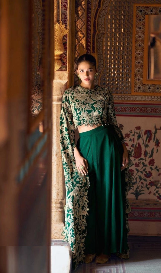 Pretty Green Chinon Silk Indo Western
