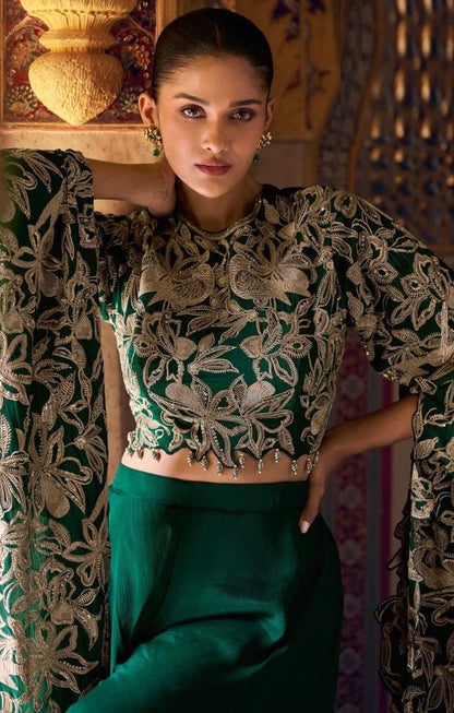 Pretty Green Chinon Silk Indo Western