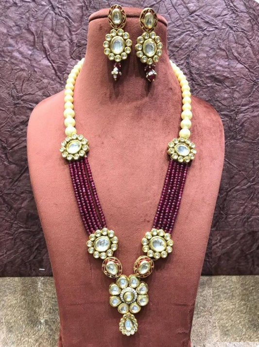 Elegant Party Wear Meenakari Necklace Set
