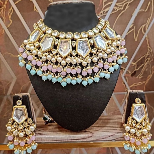 Elegant Meenakari  Multicolor Meenakari Set