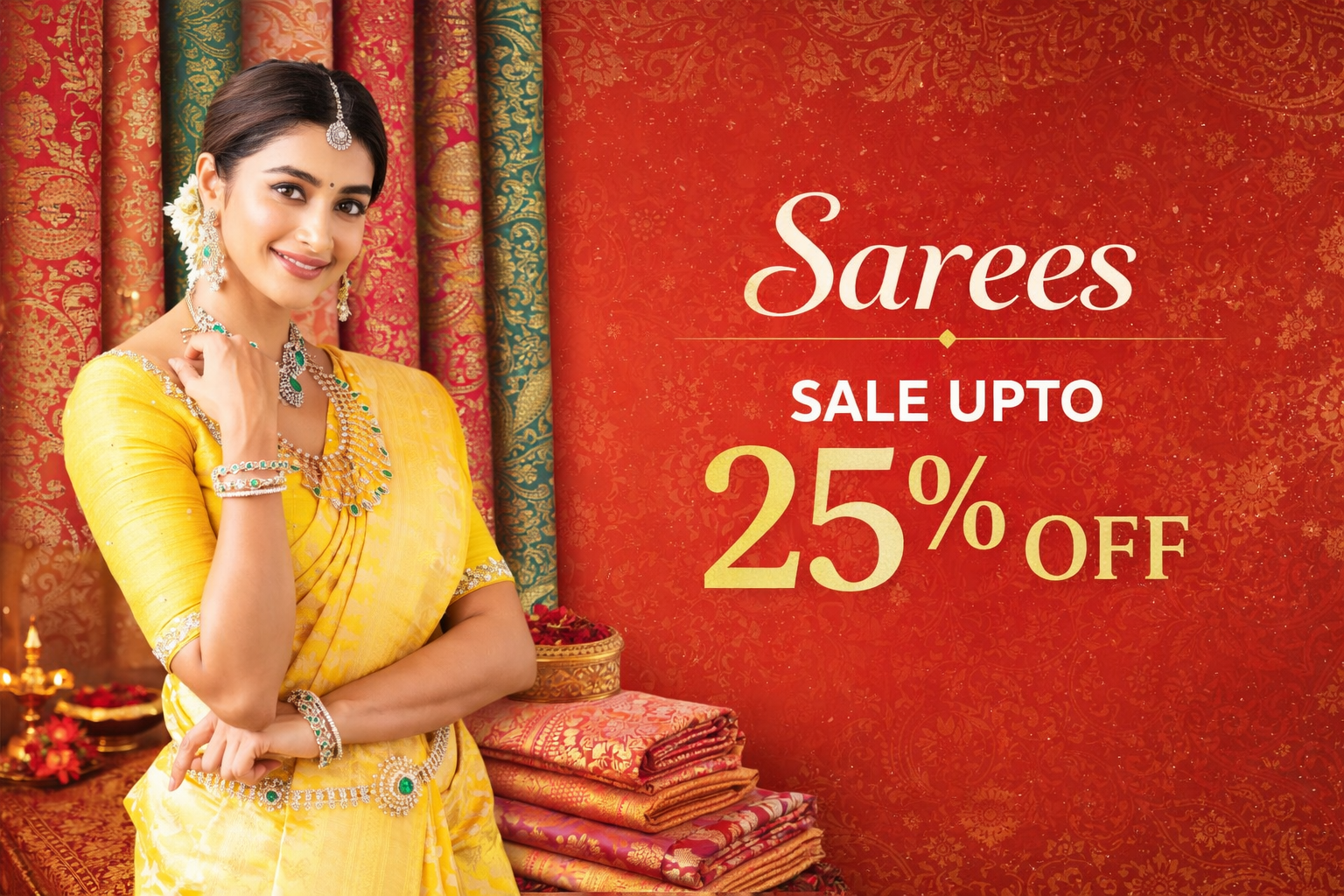 Sarees Sale upto 25% off