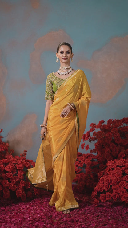 Women Maroon And Coral Silk Embroidery Saree